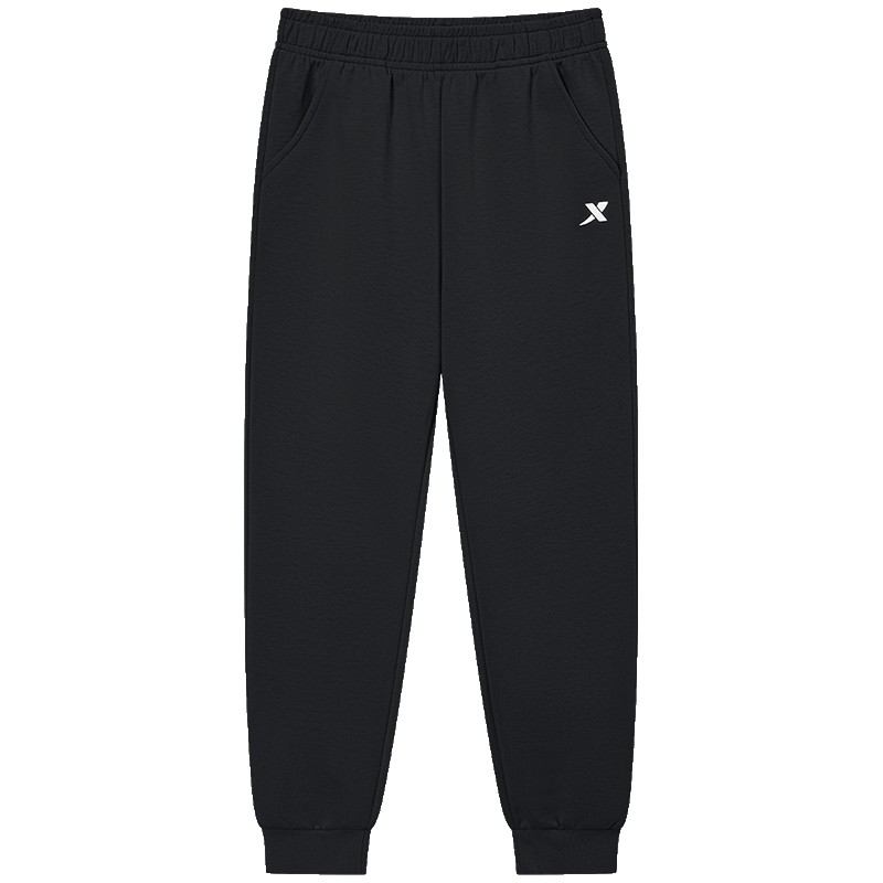 特步童装儿童运动裤男童长裤2025新款卫裤大童秋冬款加绒裤子冬装