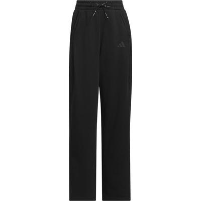 Adidas/阿迪达斯正品2025女士时尚宽松直筒保暖休闲阔腿裤KC0040