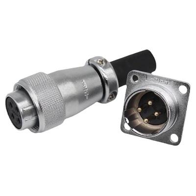 航空插头插座WS20反装2芯3芯5芯