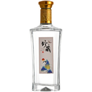 高档白酒瓶空瓶一斤装透明玻璃密封自酿私藏原浆全套包装支持定制