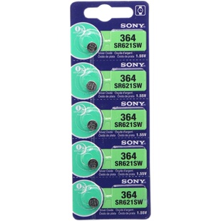 索尼手表电池SR621SW/364/AG1/LR621H适用于天梭DW石英小纽扣镊子