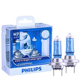 飞利浦升级银战士4300K远近光H1 H4 H7 H11 HB3 HB4汽车灯泡