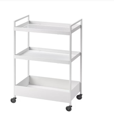 宜家耐斯弗思小推车厨房收纳白色