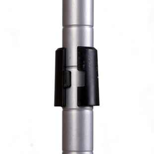 置物架卡扣竹节管塑料夹片DIY货架配件不锈钢层架隔板卡子固定器