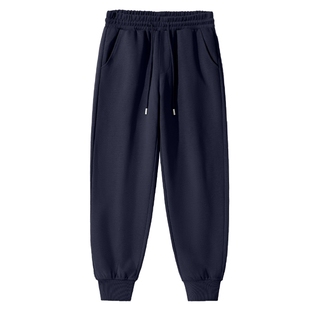 班尼路休闲裤子男款春季藏青色美式街头运动裤青少年大码卫裤男A