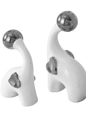 创意电视柜大象摆件轻奢