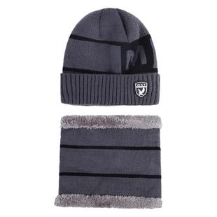 男士帽子冬季青年保暖加厚针织毛线帽韩版潮加绒秋冬棉帽防寒套头