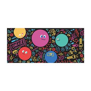 科研人简约电竞游戏鼠标垫超大加厚锁边电脑桌垫键盘办公室书桌