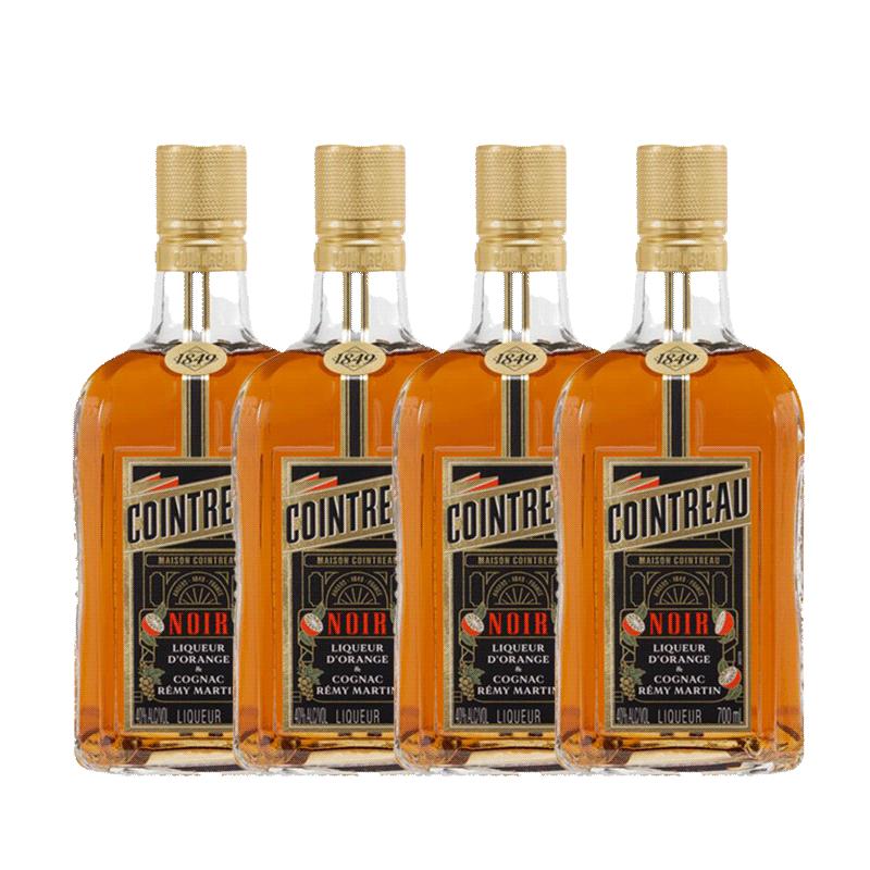 【官方旗舰】人头马Cointreau君度升级版Noir甜橙力娇酒700ml*4瓶
