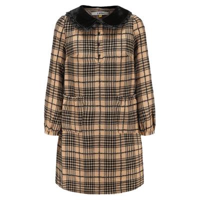 tanni娃娃领高级气质百搭连衣裙