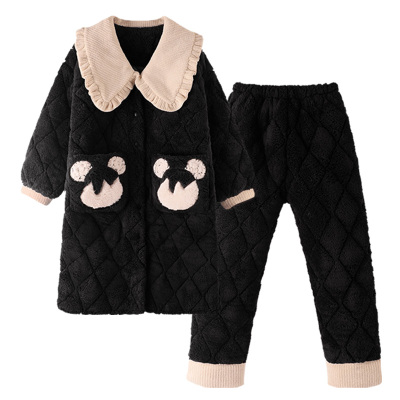 睡衣女冬季2024年新款珊瑚绒加厚