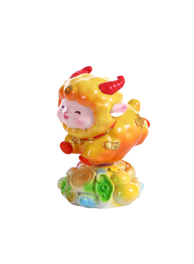 小羊转转摆件羊年吉祥物伴手礼品