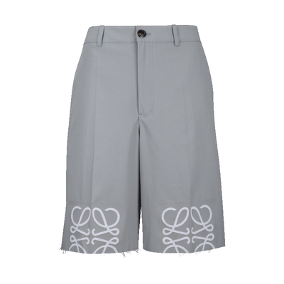 LOEWE/罗意威棉质斜纹布休闲短裤