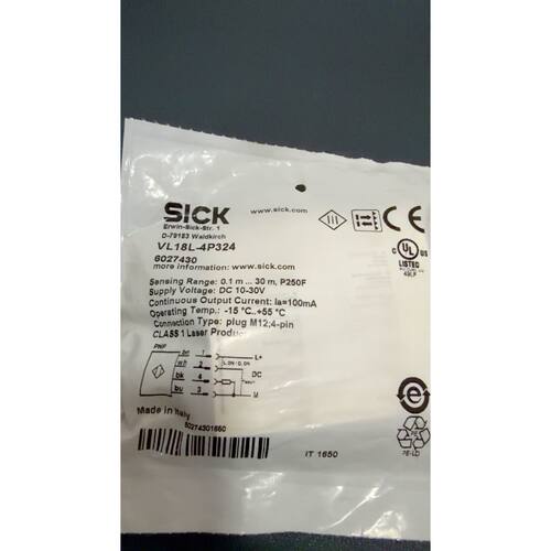 议价可维修VL18L4P324西克SICK光电传感器订货号6027430最后一只