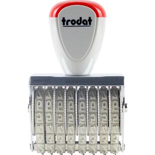 卓达数字印章手工号码数字组合印章字高4mm翻转成品章字符组合章4/8/10/12位数号码章