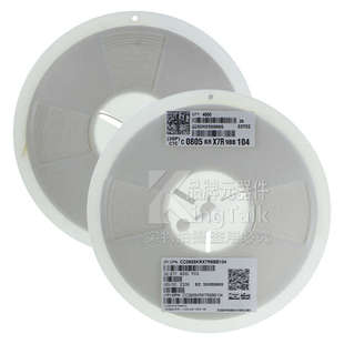 50V 100nF ±10% X7R 4000只 0805 CC0805KRX7R9BB104 贴片电容