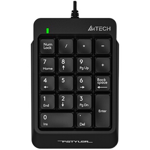 双飞燕官方FK13数字键盘小键盘有线笔记本usb外接迷你财务计算器