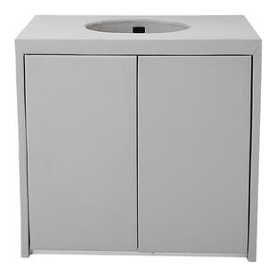 谈话室软包皮革洗手台防撞洗嗽池感应式水龙头不锈钢洗脸盆可定制