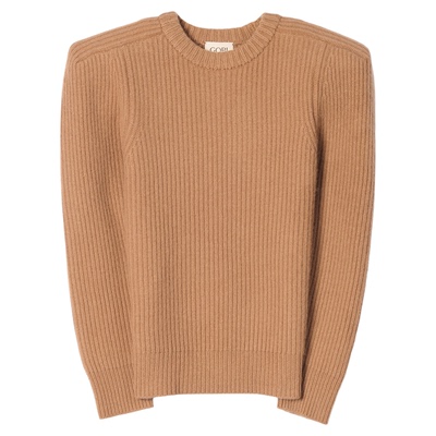 Gobi戈壁25冬季时尚纯色圆领羊绒衫女士针织套头毛衣WK1101