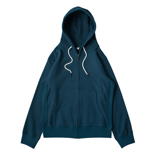 匹戏380g重磅拉链连帽卫衣开衫纯色外套男定制工作服班服文化衫