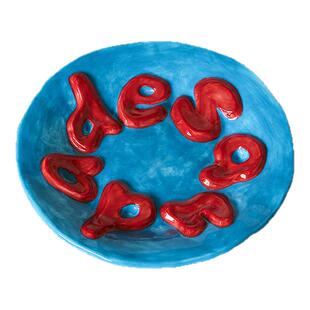 往来都喜 卷宗商店 | Unbeldi 油画感彩绘盘玄关首饰收纳水果托盘