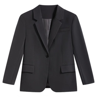 达佳诗黑色西服外套女气质通勤上衣高级职业正装女士面试西装套装