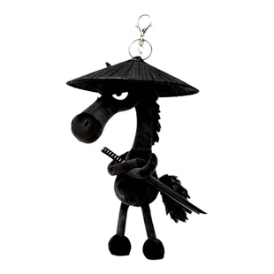 2026年火爆天选黑马红马白马粉马毛绒玩偶公仔挂件马年吉祥物礼物