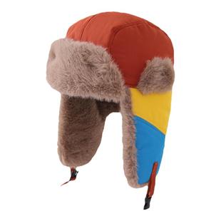 儿童雷锋帽加绒保暖防风护耳户外防寒东北加厚男女童滑雪帽冬天潮