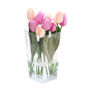 流星雨亚克力透明醒花桶深水大号鲜花花束养花桶花艺花店专用家用
