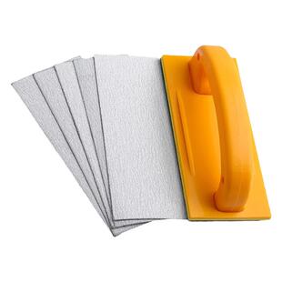 自粘砂纸植绒砂纸片墙面抛光打磨干砂纸阴角砂架沙砂布纸神器工具