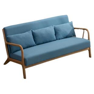 出租房沙发 经济型小沙发 小户型客厅家用休闲椅民宿简易棉麻沙发