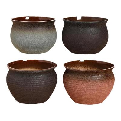 大口径陶瓷陶罐简约群生盆