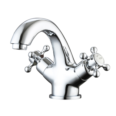 英国陶瓷复古金色面盆水龙头