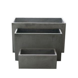 长方形加高水泥花盆马槽花箱北欧简约花箱庭院户外种植箱花槽条状