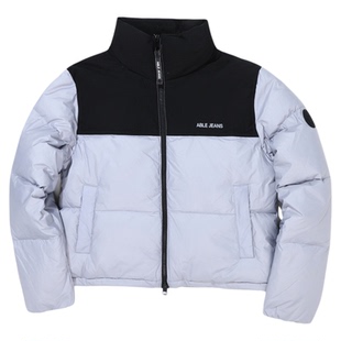 ABLE JEANS冬季新款女士外套小个子短款立领保暖鸭绒羽绒服972034