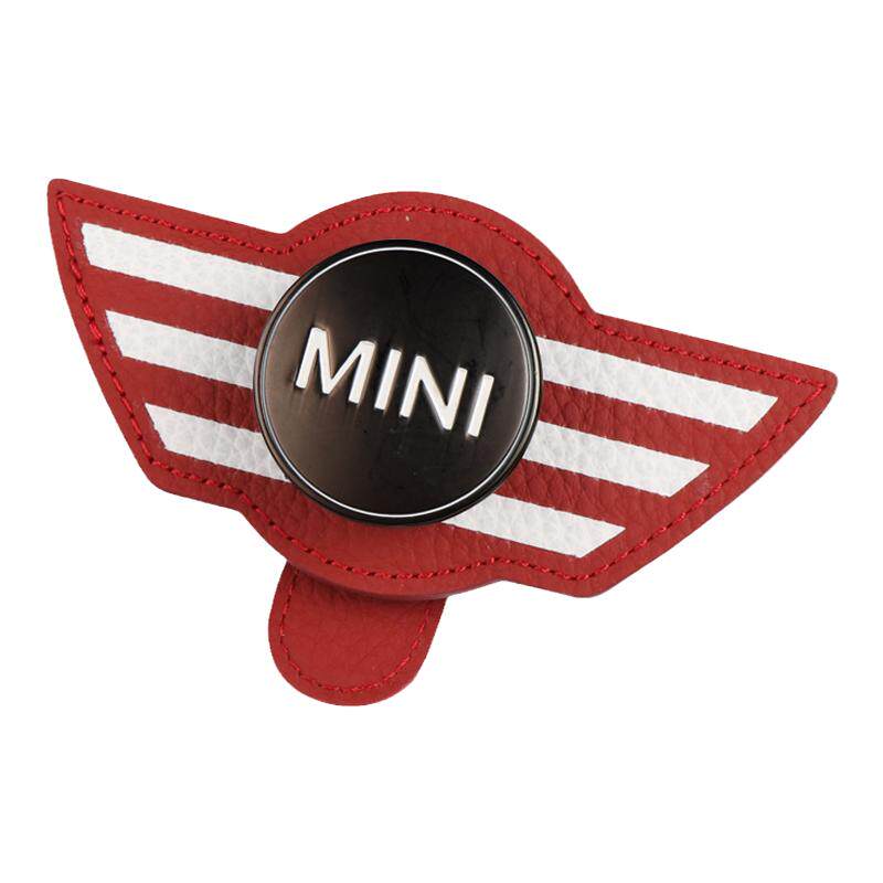 适用于宝马mini汽车遮阳板收纳多功能车用墨镜夹架车载眼镜夹内饰