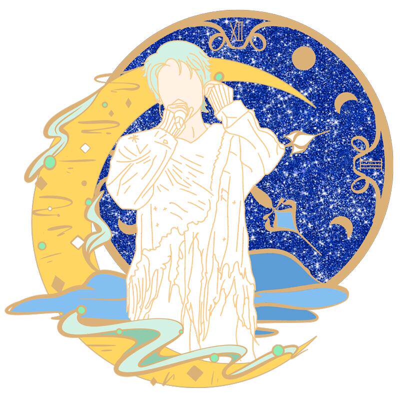 王源奔赴时间的流萤潮玩徽章礼物