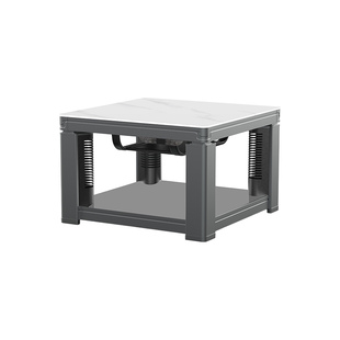 奥克斯 升降电暖桌2025新款取暖桌茶几烤火炉家用正方形一体电桌