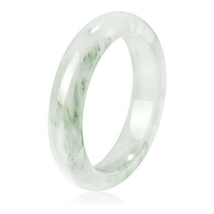 中国黄金央创天山翠手镯女款天然莹润玉镯子送妈妈新年礼物送女友