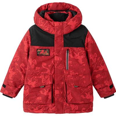 巴拉巴拉儿童羽绒服儿童红色外套