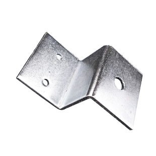 Z字型角码支架吊顶幕墙固定连接焊接件带孔橱柜家具门窗卡扣50宽