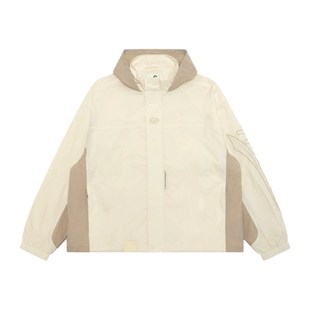 Aape旗舰店男装秋冬猿人刺绣复古撞色校园风薄夹克外套7751XXP