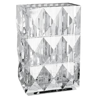 [新年礼物]Baccarat巴卡拉LOUXOR卢索系列花瓶钻石切割矩形 礼盒