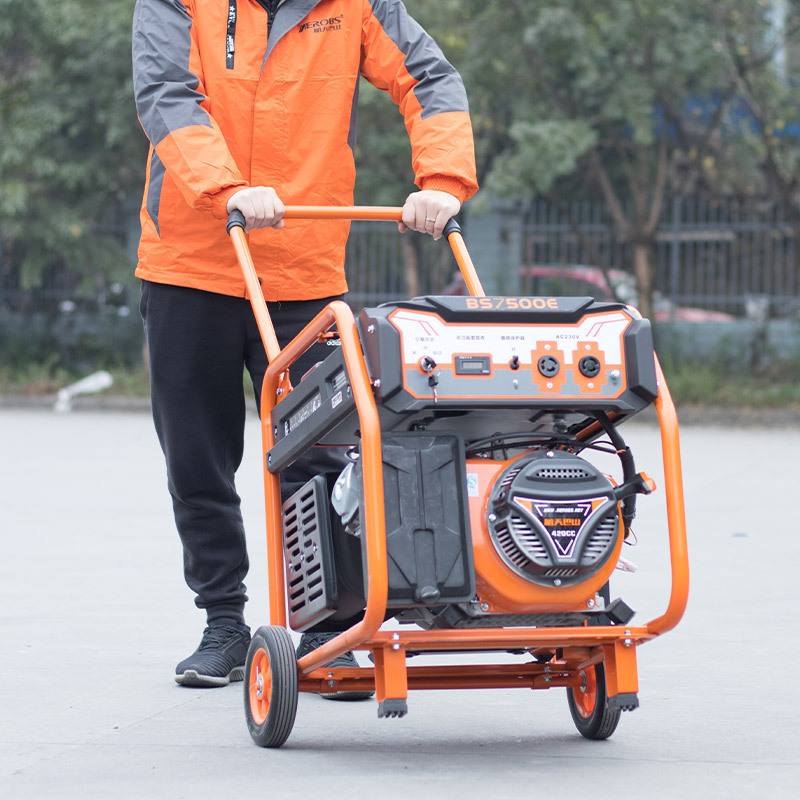 航天巴山汽油发电机家用小型 3000w5kw8千瓦单相应急汽油发电机