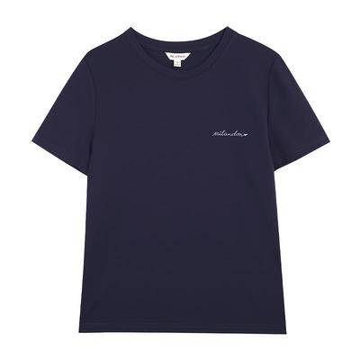 米兰登圆领T恤女短袖休闲薄