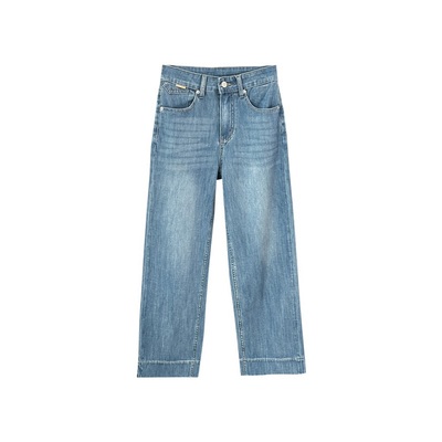 腿型作弊神裤~！高腰阔腿奶奶裤