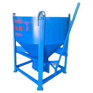 工地下灰圆形齿轮圆斗料斗吊斗混凝土加厚斜口砖斗灰盘吊车塔机