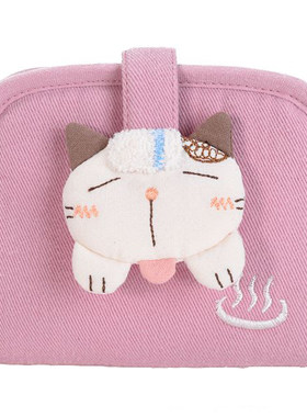正品日本卡拉猫潮卡通手工名片夹