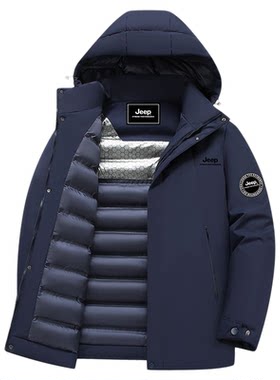 JEEP/吉普工装防风派克服保暖
