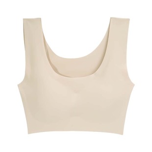 浪莎内衣女无痕美背冬季防震运动背心无钢圈聚拢新品防下垂文胸ZW